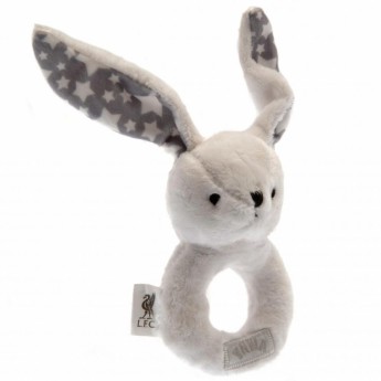 Liverpool FC плюшена играчка Baby Rattle Rabbit