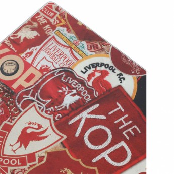 Liverpool FC стъклена плоча retro