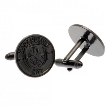 Manchester City копчета за ръкавели Black IP Cufflinks