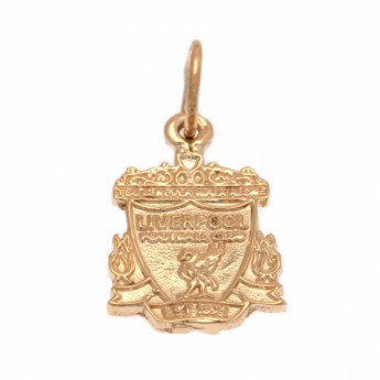 Liverpool FC златна висулка 9ct Gold Pendant Crest Small