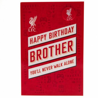 Liverpool FC картичка за рожден ден Brother RD