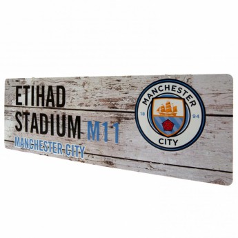 Manchester City метален знак garden sign