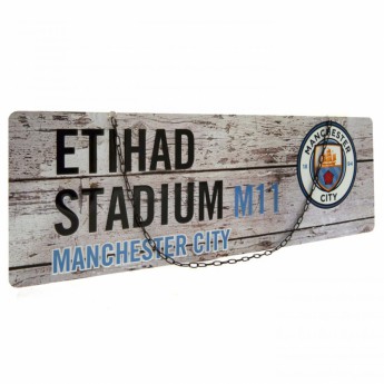 Manchester City метален знак garden sign