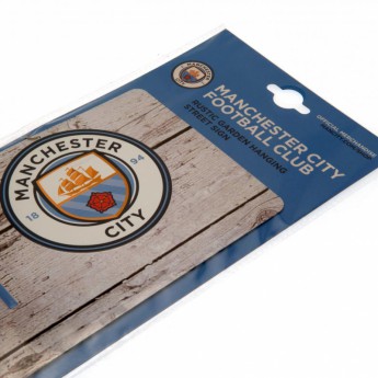 Manchester City метален знак garden sign