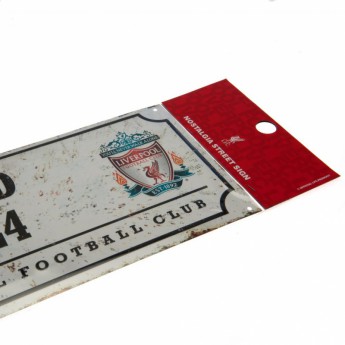 Liverpool FC табела за стена street sign retro
