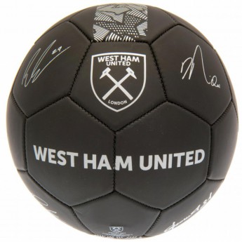West Ham United футболна топка Football signature ph