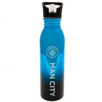 Manchester City бутилка за пиене UV Metallic Drinks Bottle
