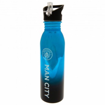 Manchester City бутилка за пиене UV Metallic Drinks Bottle