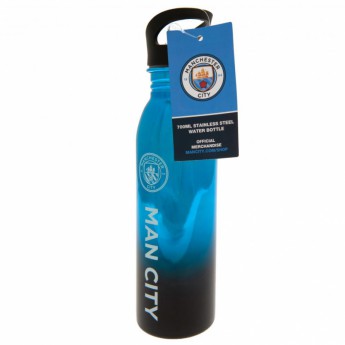 Manchester City бутилка за пиене UV Metallic Drinks Bottle