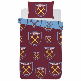 West Ham United спално бельо за единично легло Single duvet set