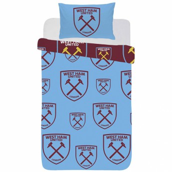 West Ham United спално бельо за единично легло Single duvet set