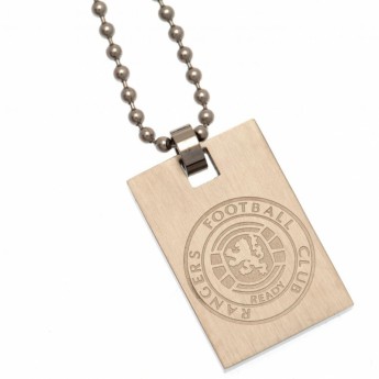 Rangers FC колие с висулка куче dog tag