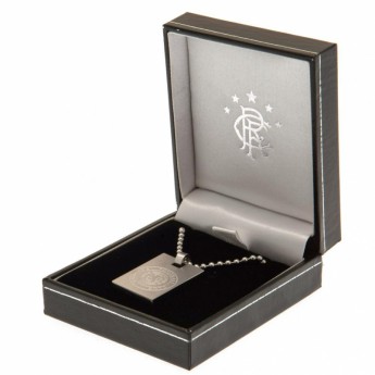 Rangers FC колие с висулка куче dog tag