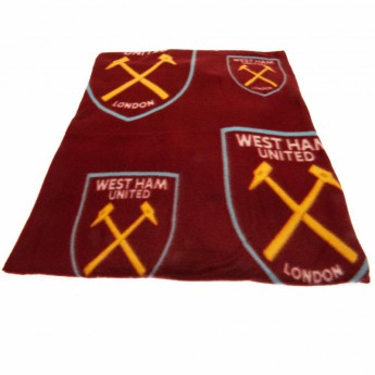 West Ham United поларено одеяло fleece blanket mc