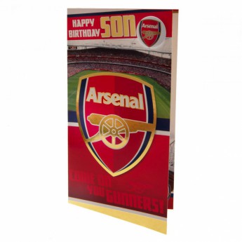 Arsenal FC пожелание Birthday Card Son