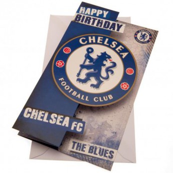 Chelsea FC пожелание Birthday Card The Blues