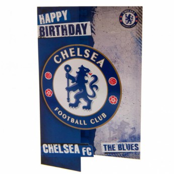 Chelsea FC пожелание Birthday Card The Blues