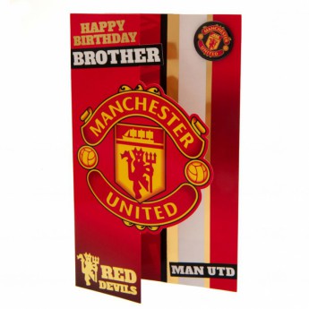 Manchester United пожелание Birthday Card Brother