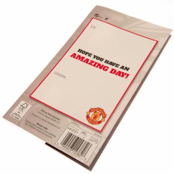 Manchester United пожелание Birthday Card Brother
