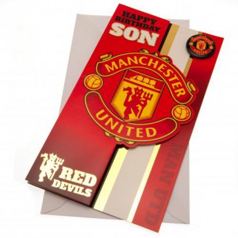 Manchester United пожелание Birthday Card Son