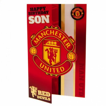 Manchester United пожелание Birthday Card Son