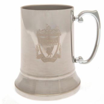 Liverpool FC стъклена чаша stainless steel tankard