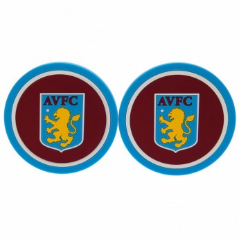 Aston Villa комплект подложки за чаши 2pk Coaster Set