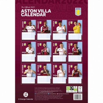 Aston Villa календар 2022
