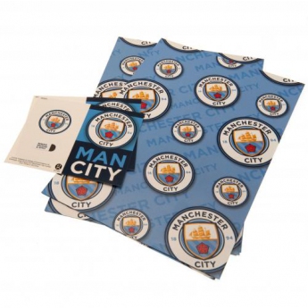 Manchester City опаковъчна хартия 2 pcs Gift Wrap