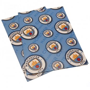 Manchester City опаковъчна хартия 2 pcs Gift Wrap