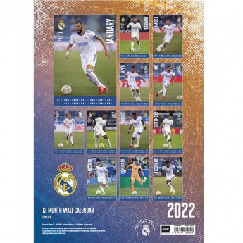 Real Madrid CF календар 2022