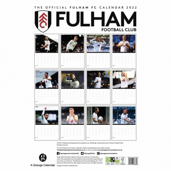 Fulham FC календар 2022