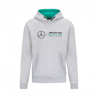 Mercedes AMG Petronas мъжки суитшърт с качулка logo sweatshirt grey F1 Team 2022