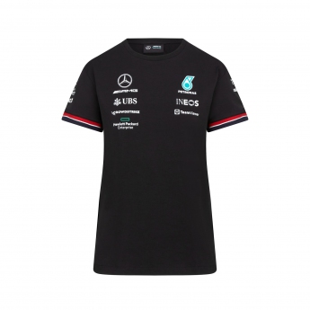 Mercedes AMG Petronas дамска тениска team black F1 Team 2022