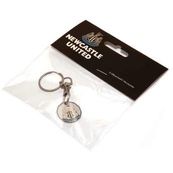 Newcastle United ключодържател trolley coin keyring