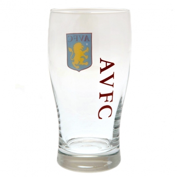 Aston Villa пинта tulip pint glass