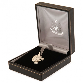 Newcastle United значка silver plated tie slide