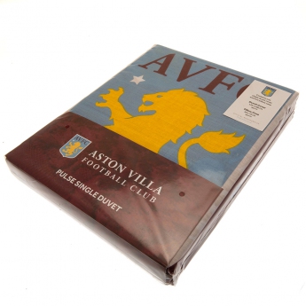 Aston Villa спално бельо за единично легло single duvet set pl