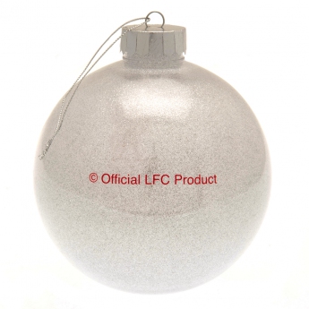 Liverpool FC топки за коледна елха giant glitter bauble