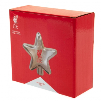Liverpool FC топки за коледна елха gold tree topper