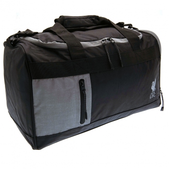 Liverpool FC чанта през рамо black and silver holdall
