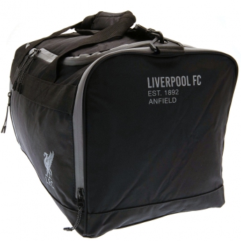 Liverpool FC чанта през рамо black and silver holdall
