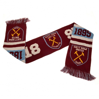 West Ham United зимен шал scarf 1895 RT