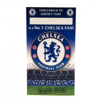 Chelsea FC картичка за рожден ден birthday card no 1 fan