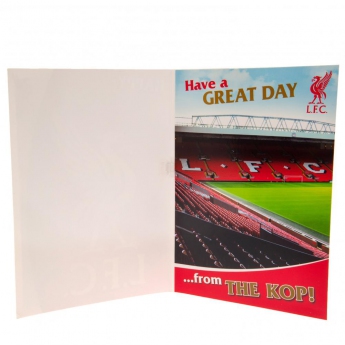Liverpool FC картичка за рожден ден musical birthday card