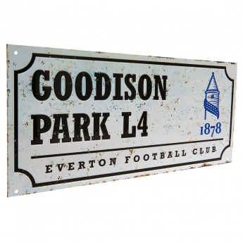 Everton FC табела за стена street sign retro