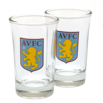 Aston Villa комплект от 2 чашки за алкохол 2pk shot glass set