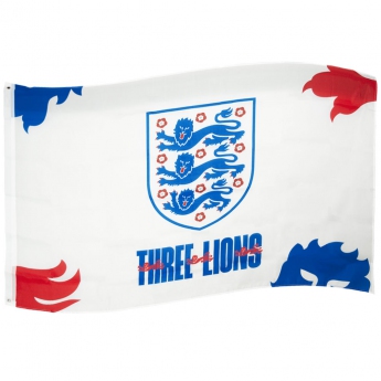 Футболни отбори знаме England FA Flag 3 Lions