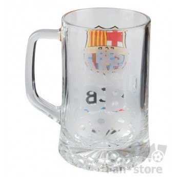 Barcelona pivní sklenice crest