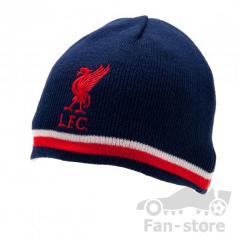 Liverpool zimní čepice red and blue